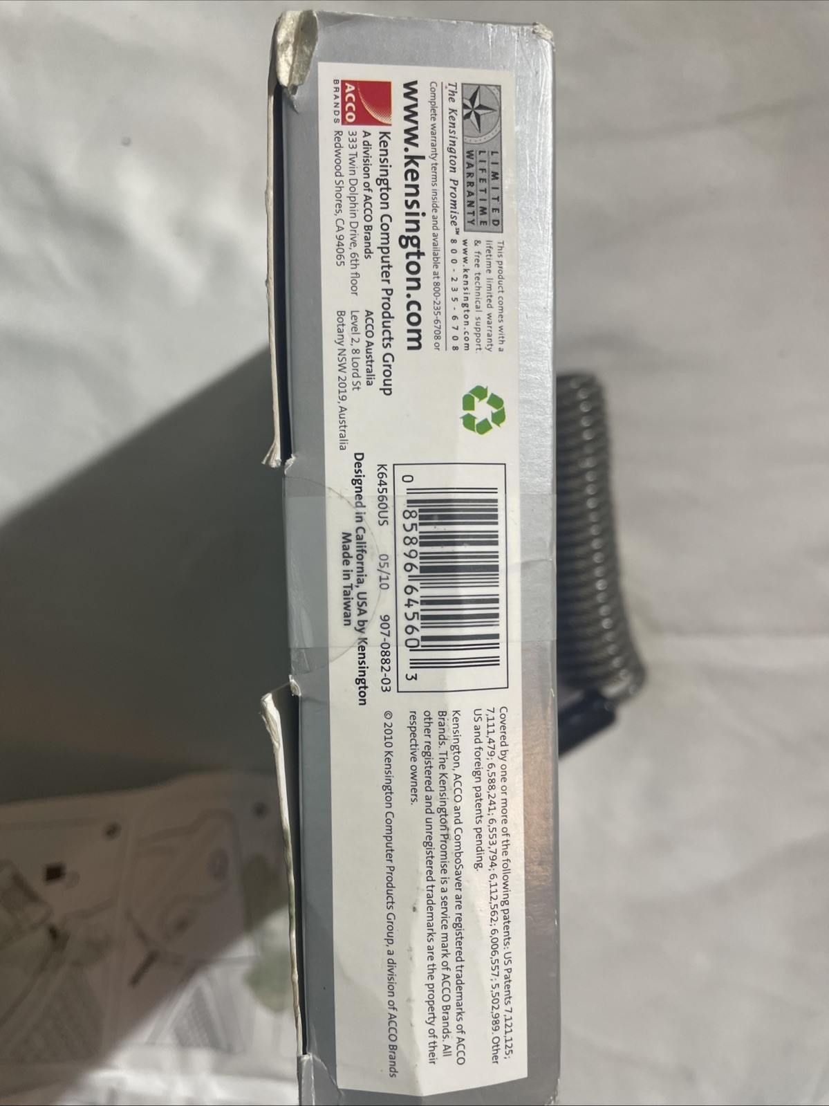 Kensington ComboSaver Combination Notebook Computer Lock ULTRA Code In Box!