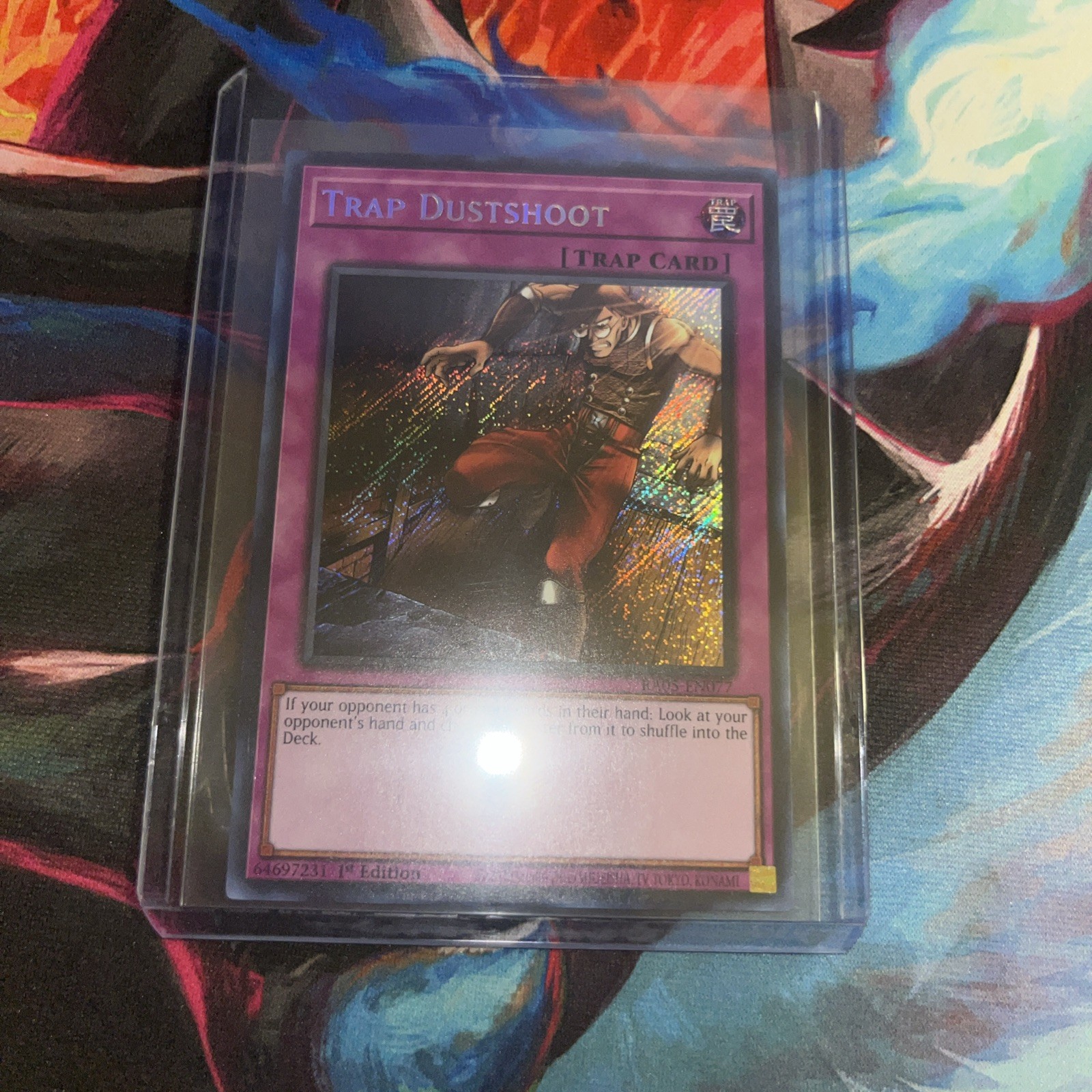 Trap Dustshoot (Secret Rare) RA05-EN077 Rarity Collection 5 1st Edition
