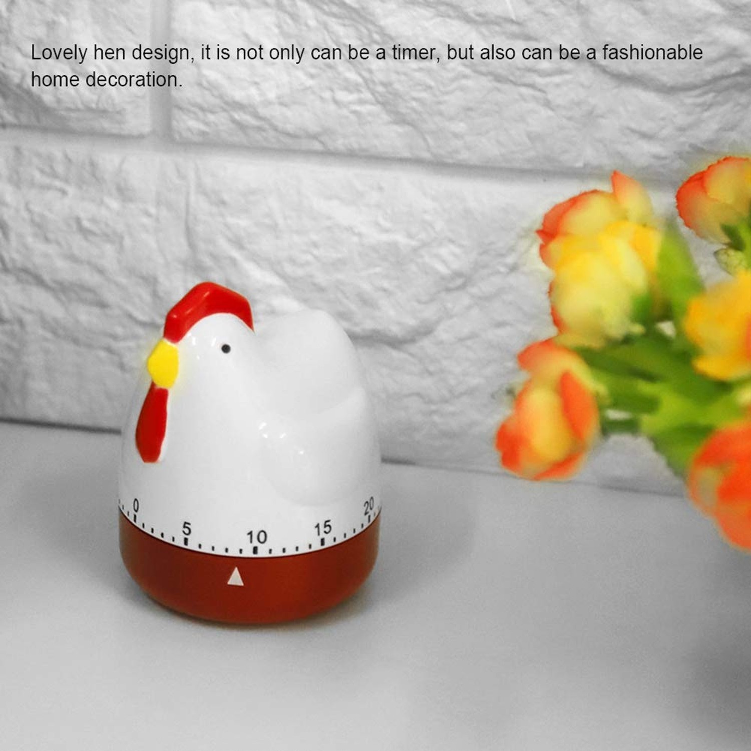 plplaaoo Mechanical Kitchen Cooking Alarm Clock,Portable Baking Timer, Lovely...