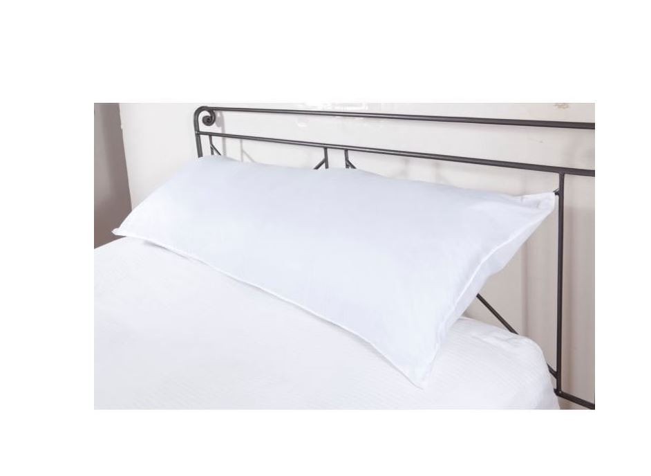 Mainstays Body Pillow - 20"x 54", White, Microfiber, Hypoallergenic