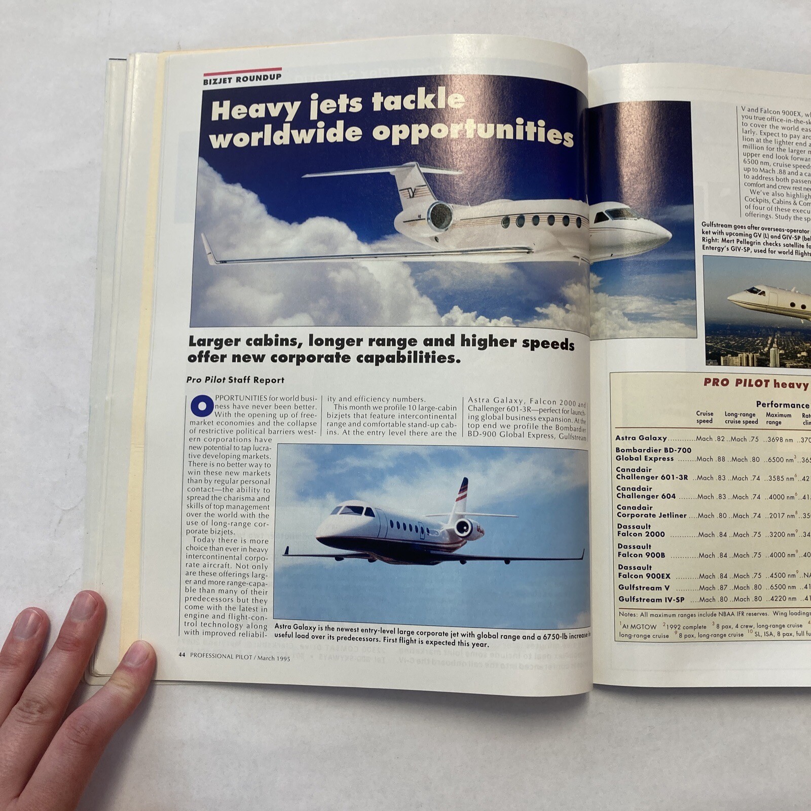 Professional Pilot - March 1995 Issue