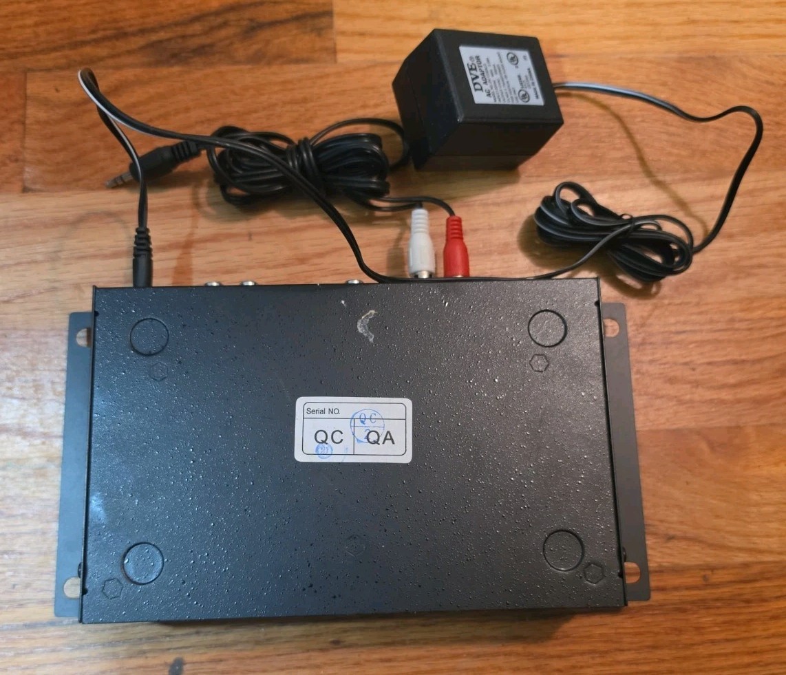 DAK 2800-PC Interface Stereo DJ Mixer w/power supply