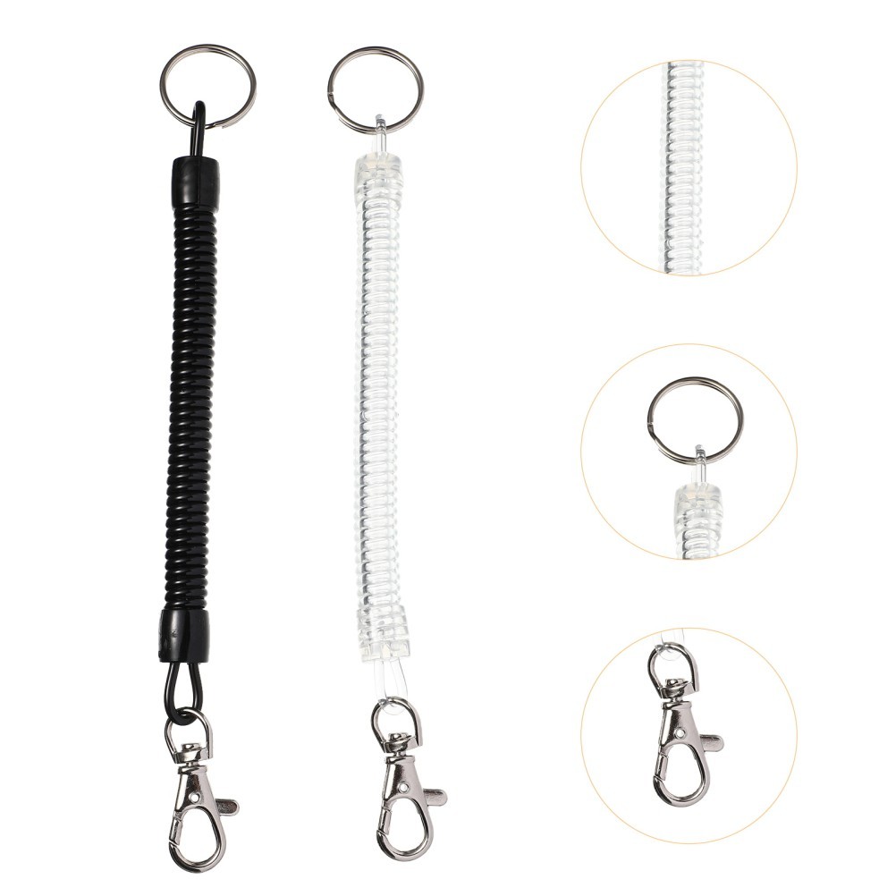 4 Pcs Retractable Spring Strap Multifunctional Cord Rope