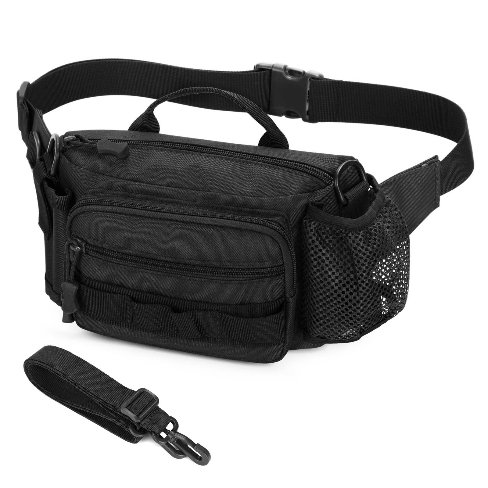Military Tactical Concealed Carry Gun Holster Fanny Pack Waist Pouch Pistol Bag