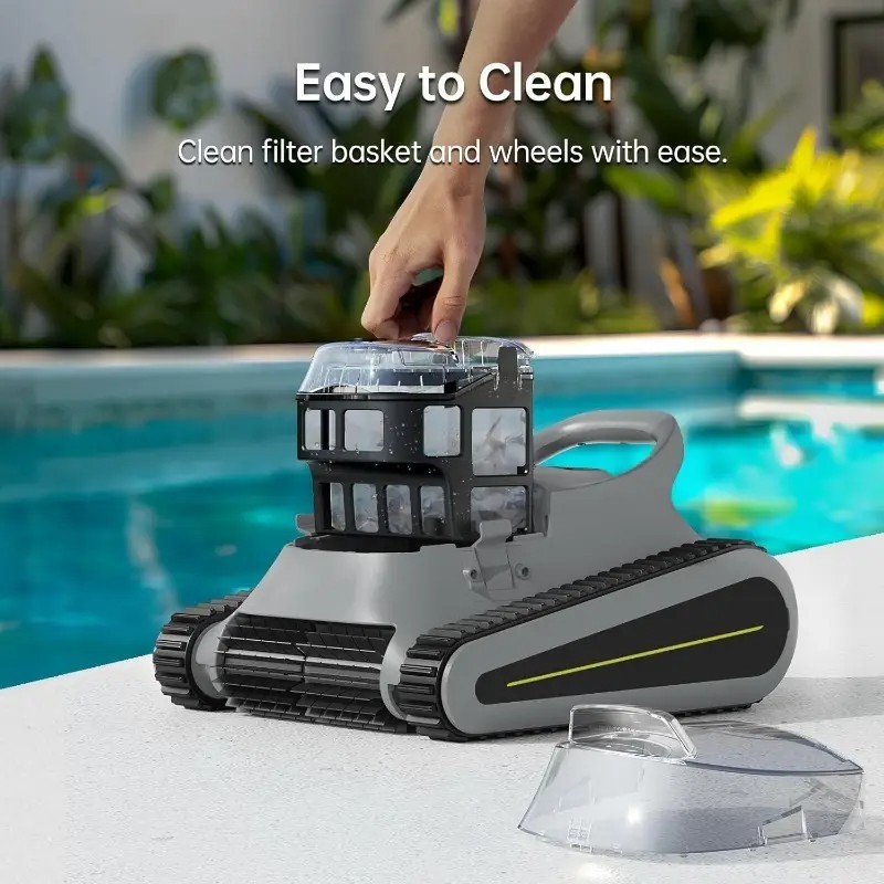 Robotic Pool Cleaner Smart Navigation & App Control 150 Min for In-Ground Pools