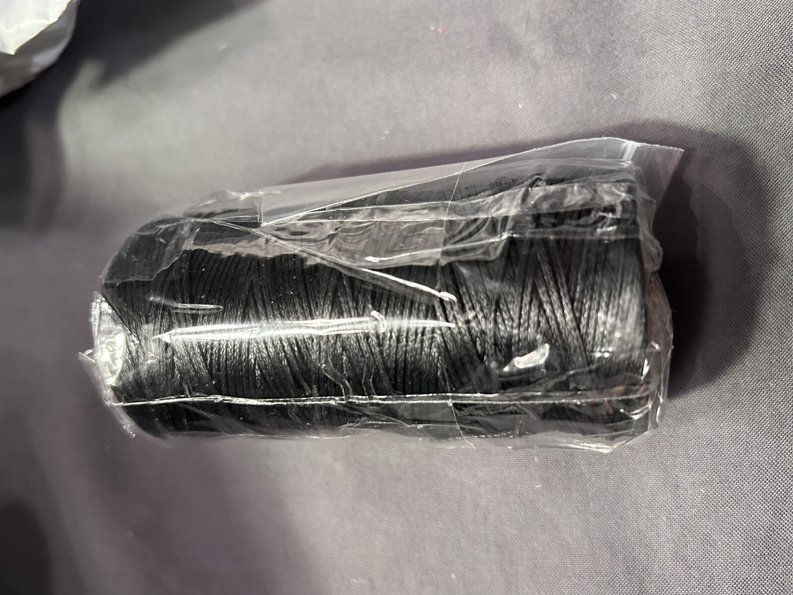 1.2 mm Black Thread With 2 Needles NEW 120m
