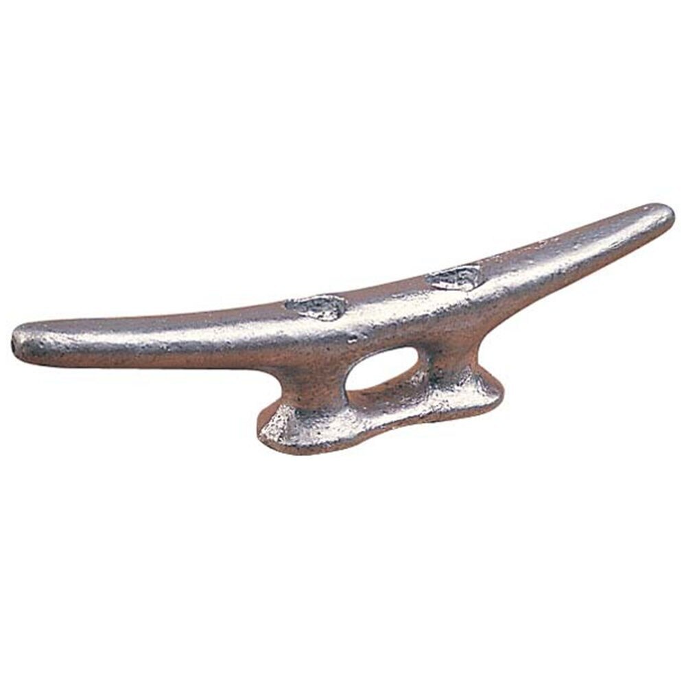 Sea-Dog Open Base Cleat, Galvanized Iron, 6", 040106
