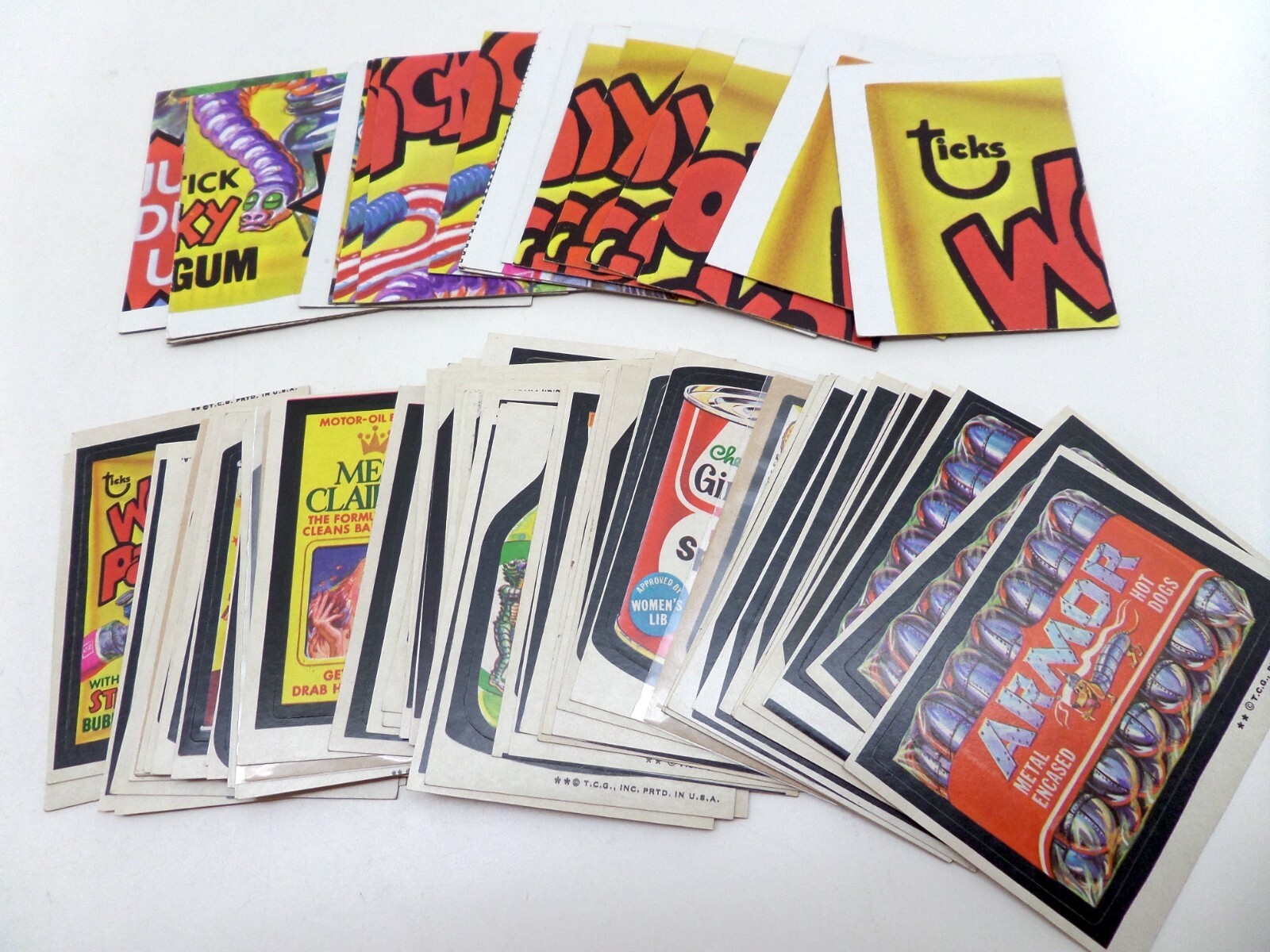 1973 Wacky Packages Stickers 4th Series 4 Complete Your Set YOU PICK