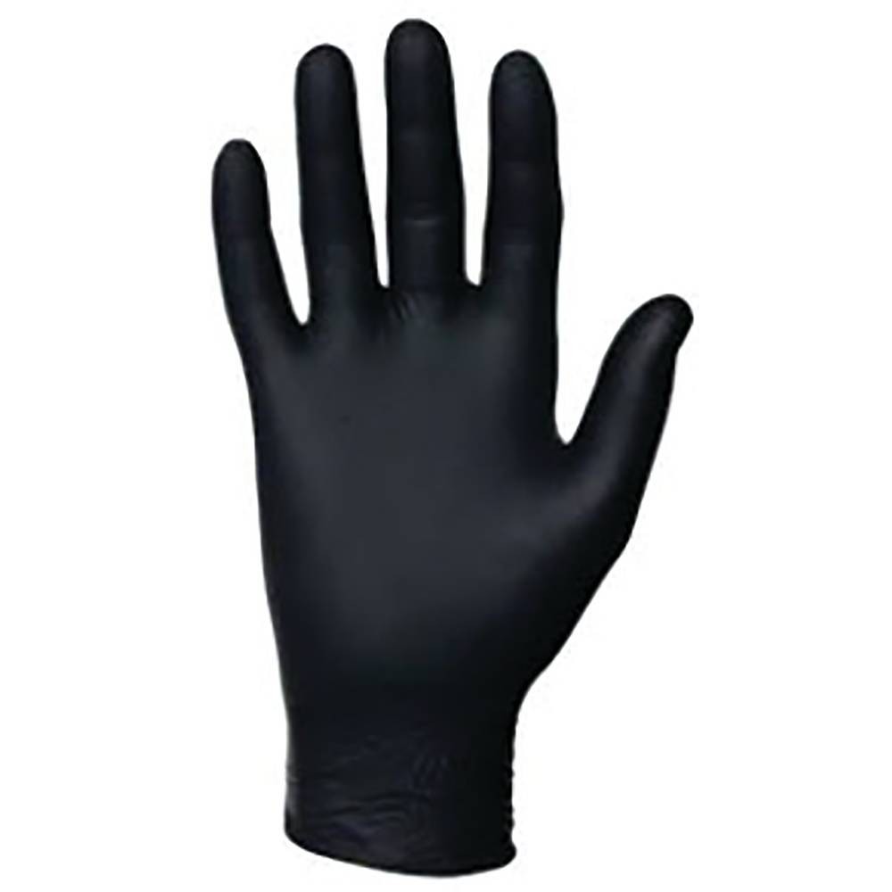 Black Nitrile Gloves XLarge 100 Pack Powder Free Oil Grease Diesel Resistant
