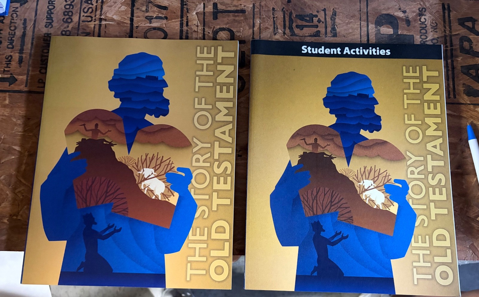 BJU Press The Story of the Old Testament Text and Activities Book (2 Books) NEW!