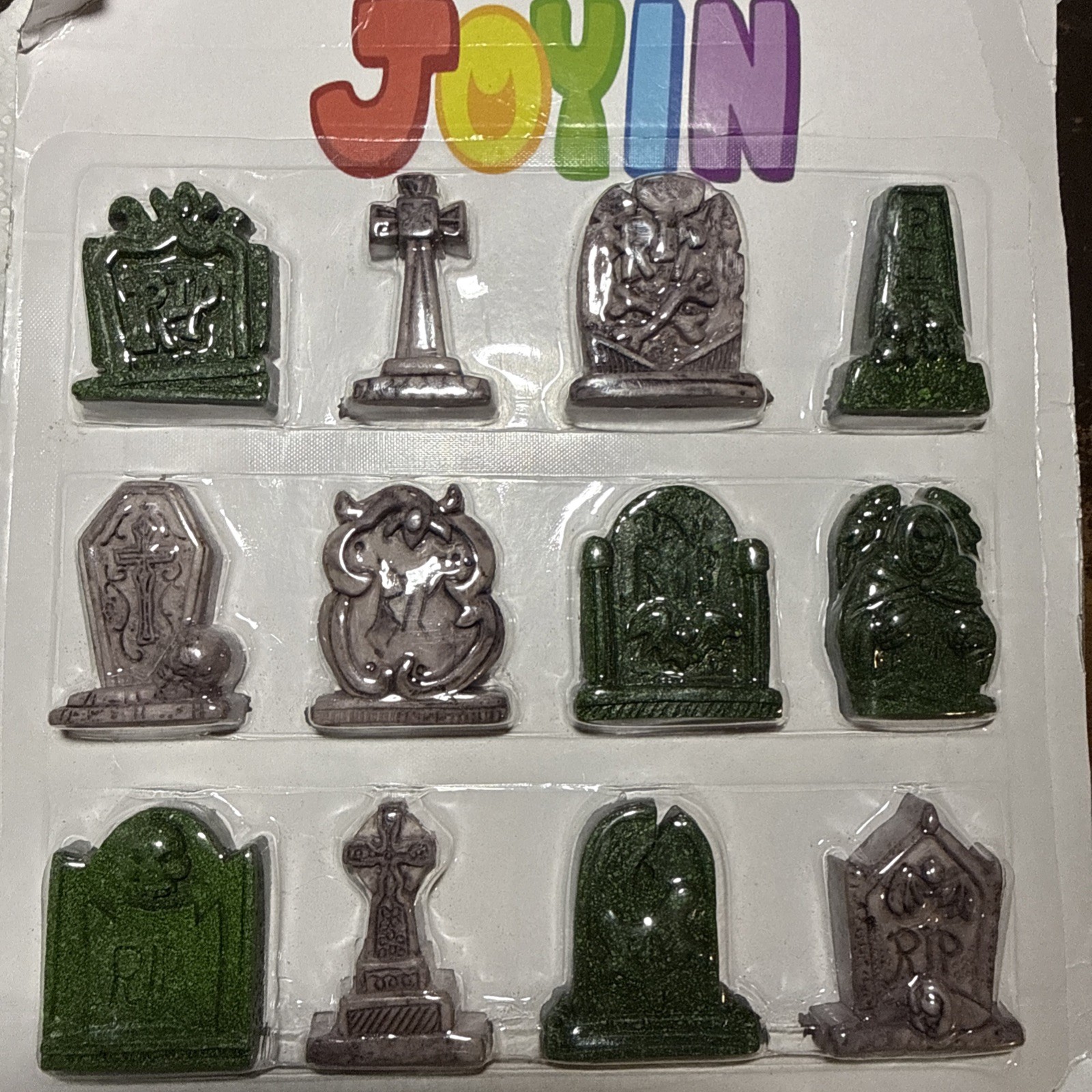 Miniature 12 Tombstones Display Joyin 2 Inches Tall Cemetery Tombstones RIP