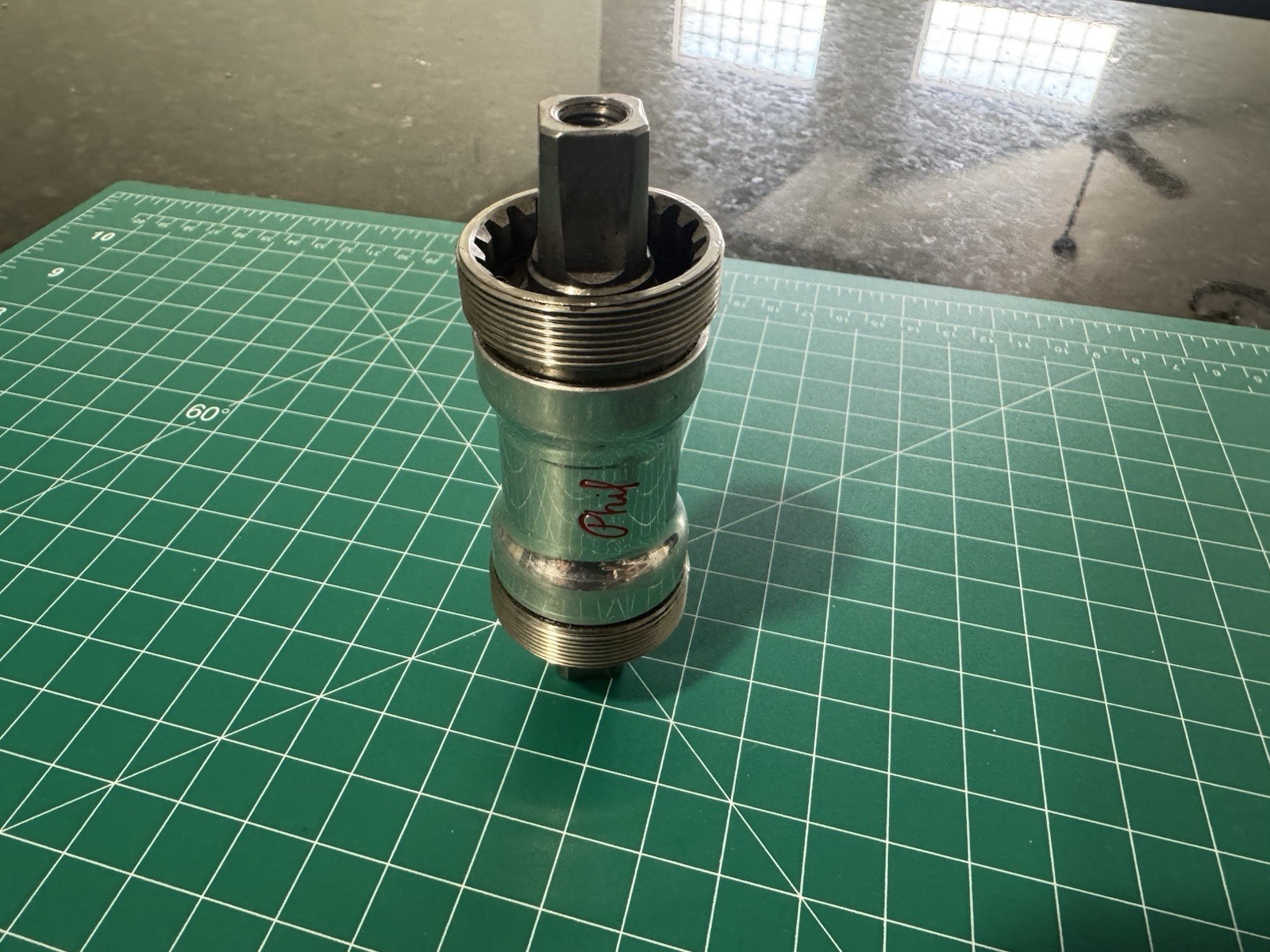 Phil Wood Bottom Bracket Cartridge Square Taper 103mm Square Spindle Shell