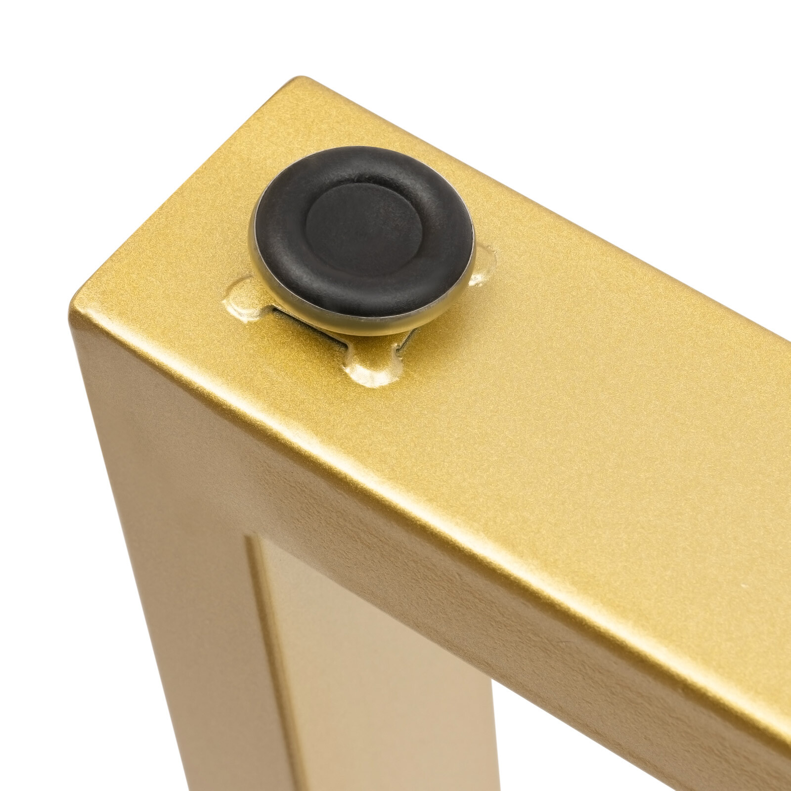 28inch Pair Trapezoid Metal Gold Table Legs Furniture Legs Office Table Legs NEW