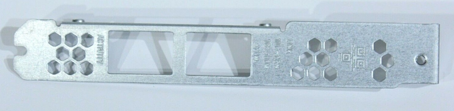 DVF5X Dell Full Height bracket for Intel x540-T2 PCI-E 2-Port Network Card New!~