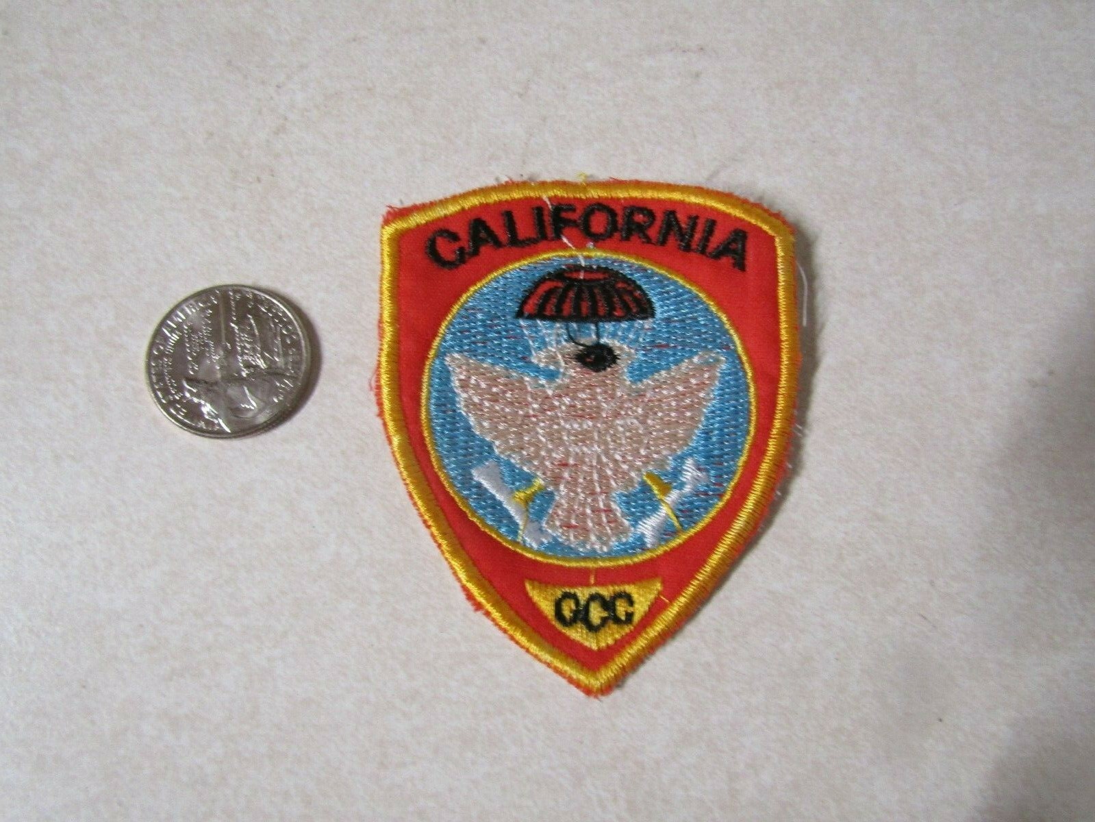 MILITARY PATCH OLD VIETNAM ERA CCC CALIFORNIA