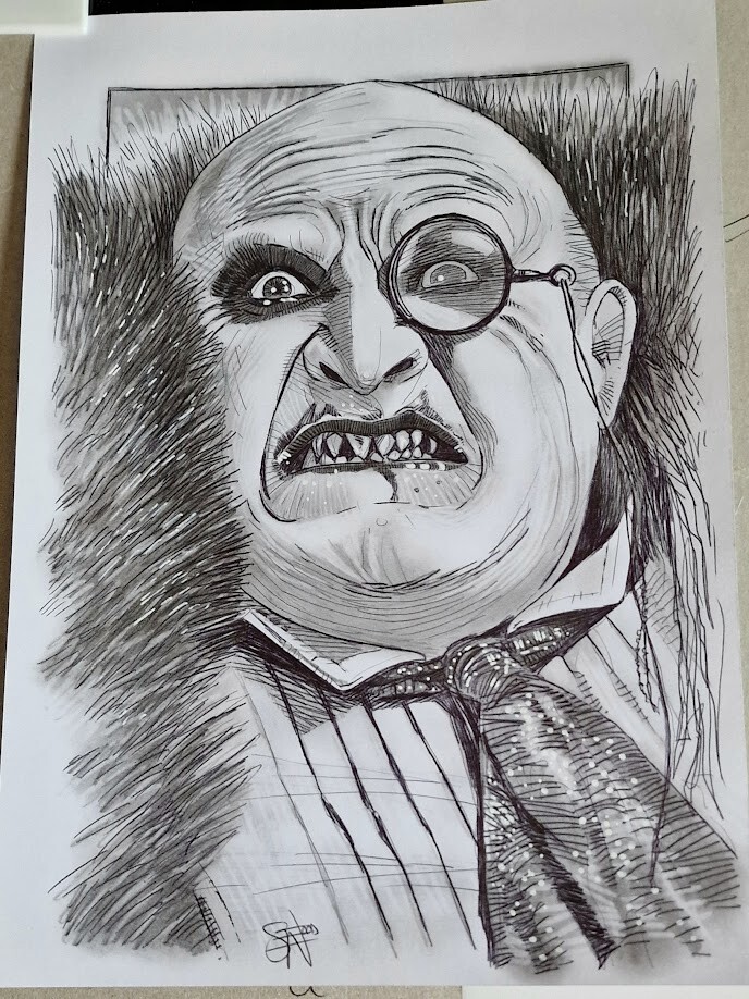 Batman Returns ORIGINAL ART "The Penguin" by Spectroxart