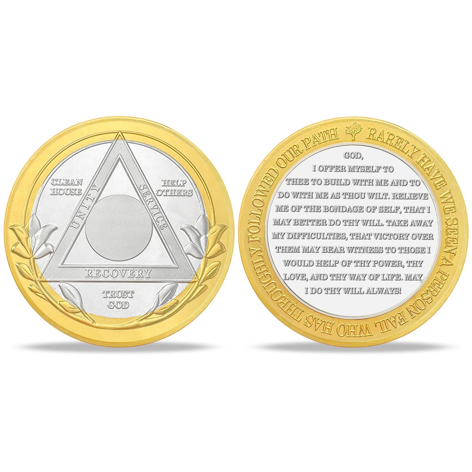 Golden Floral Triangle Triangle,