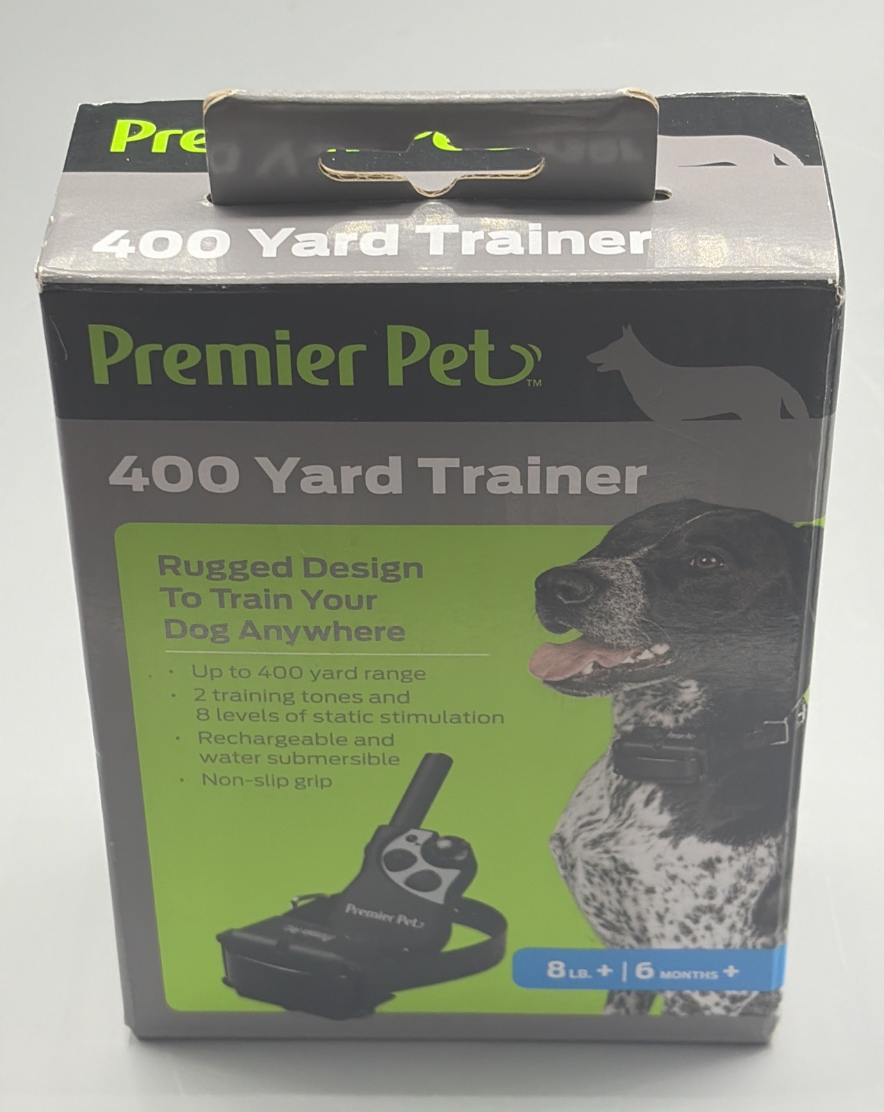 Premier Pet GDT00-16301 400 | Yard Remote Dog Trainer with Tone Static | 8Lb +