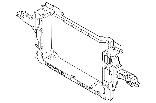 Genuine Nissan Radiator Support Panel 62501-6GP0A