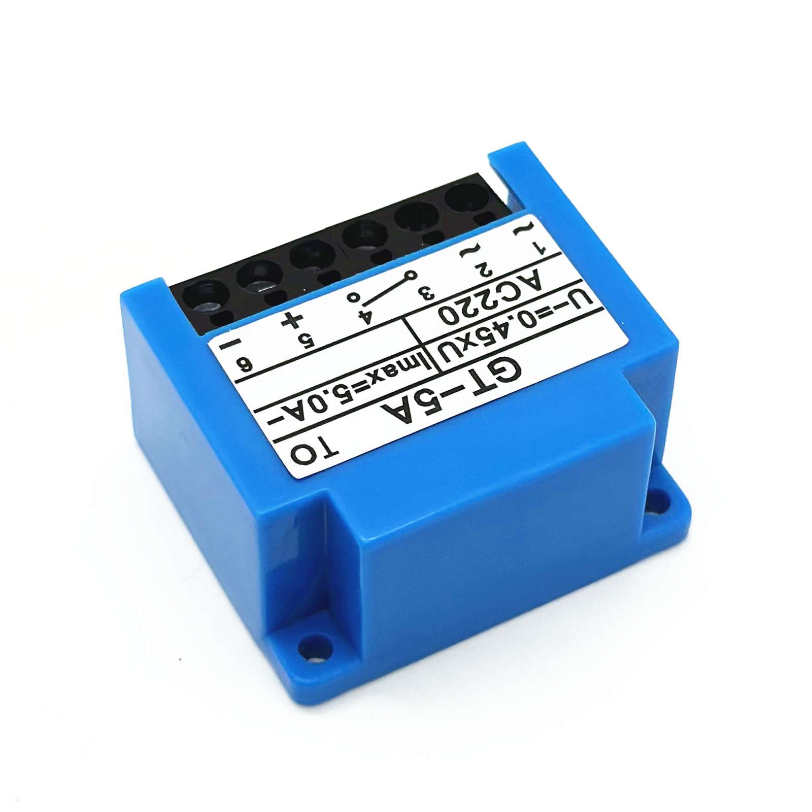 GT-5A U-=0.45×U~ Imax=5.0A- AC220V half wave brake rectifier module