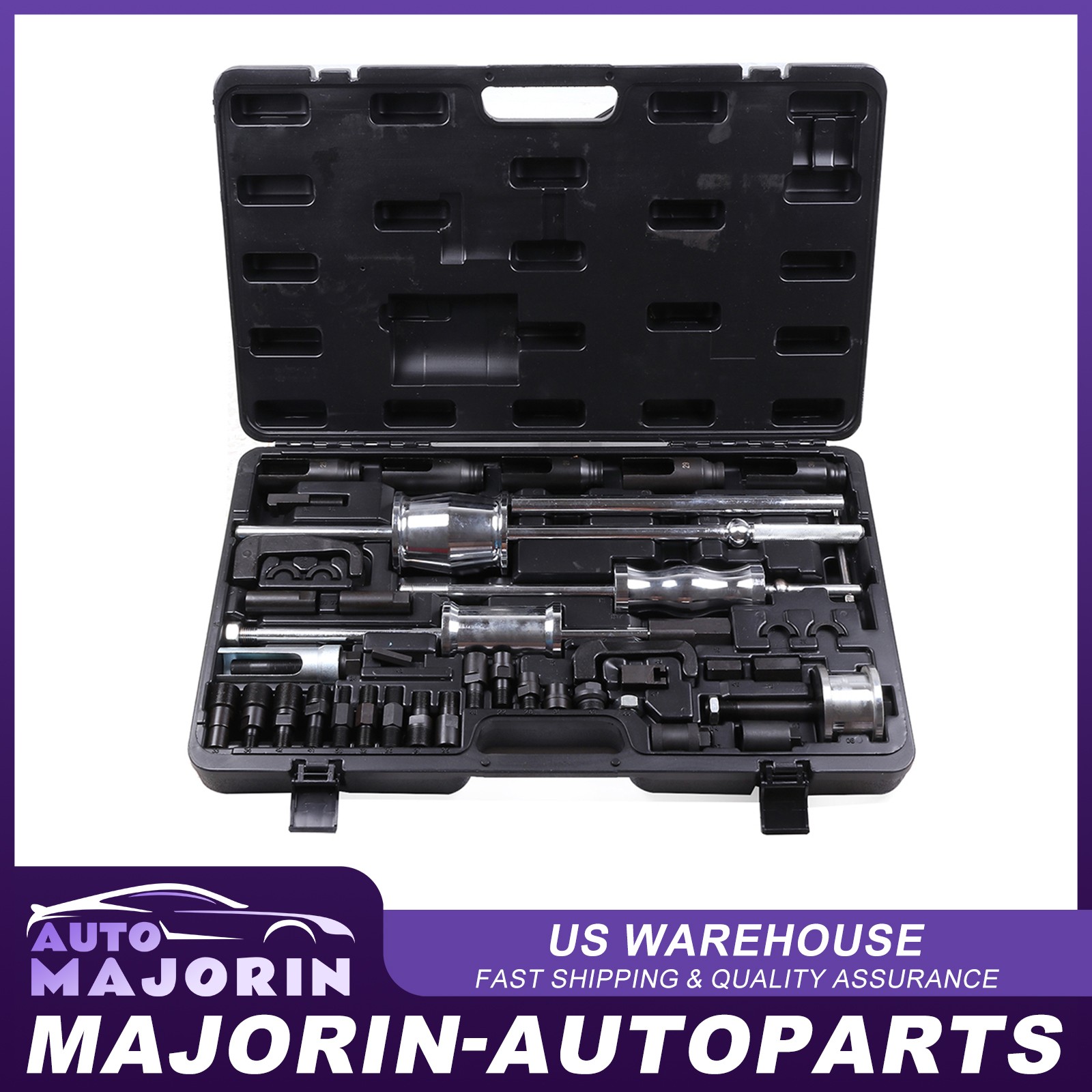 40pc Diesel Injector Puller Remover MASTER Tool Kit For Extractor