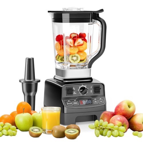 Kisdream Smoothie Blender 1450 W 2L Container 8-Speed 33000RPM Blender, Black
