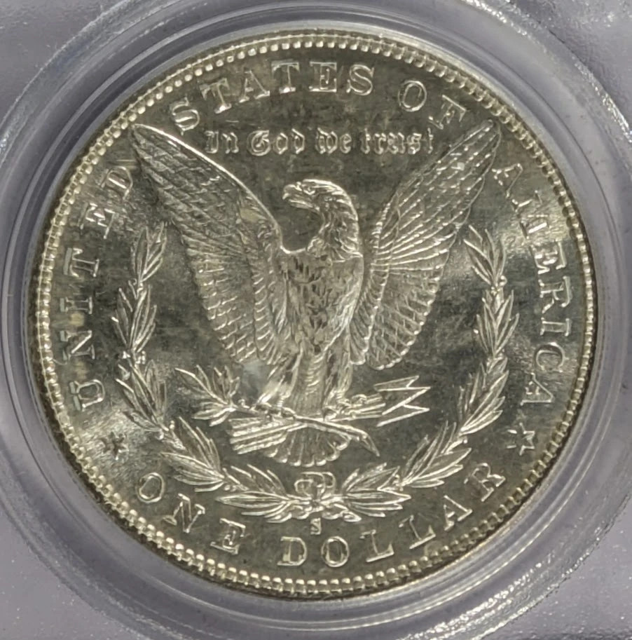 1881 S Morgan Silver Dollar PCGS MS-65