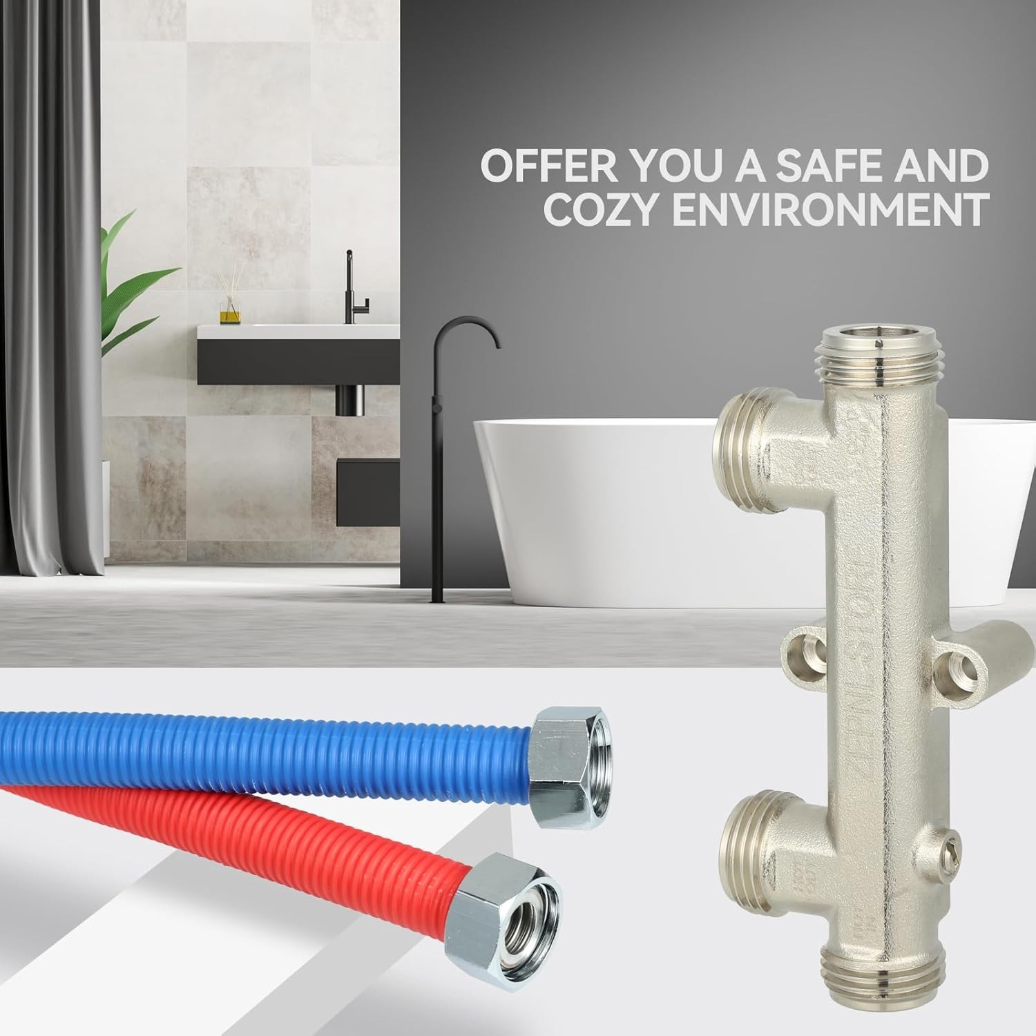"Brass Sensor Valve for Hot Water Recirculating Pump, Replace Plastic Version"