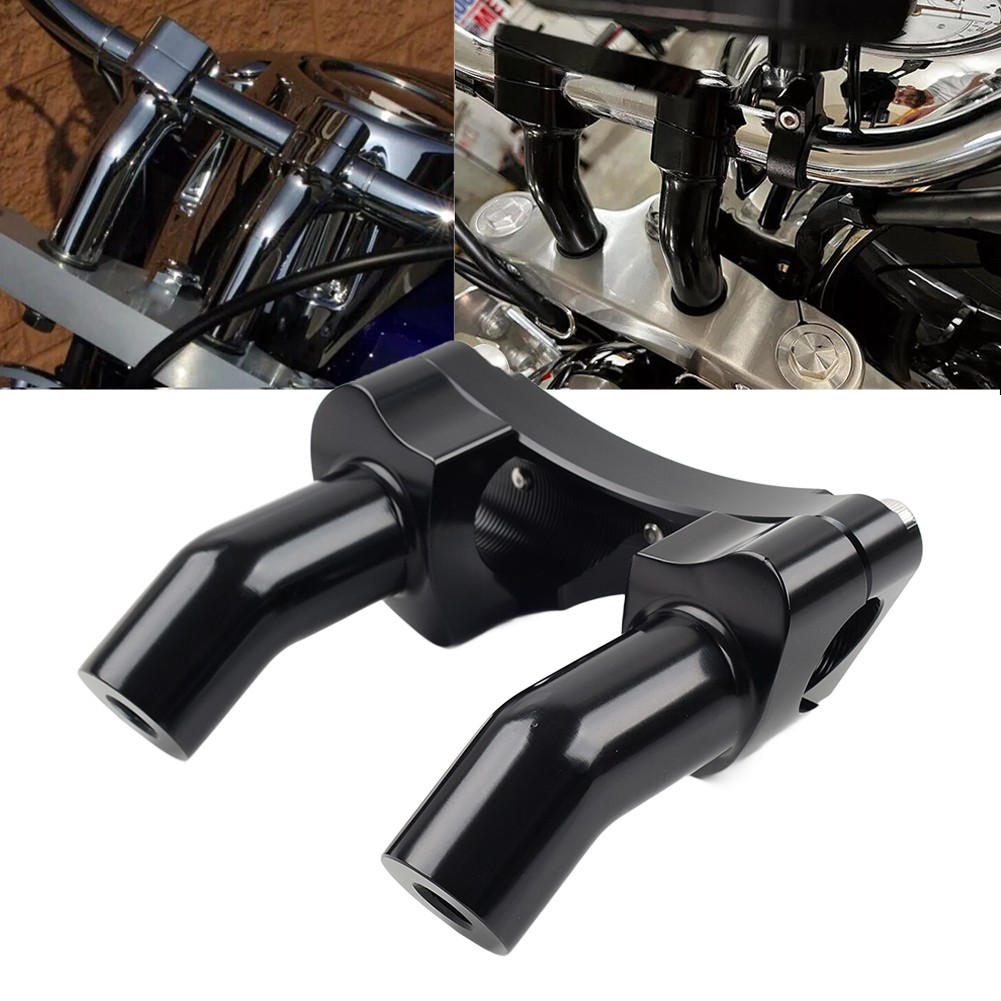 3.5" Handlebar Riser & Top Clamp For Harley Davidson Heritage Softail FXST FLSTN