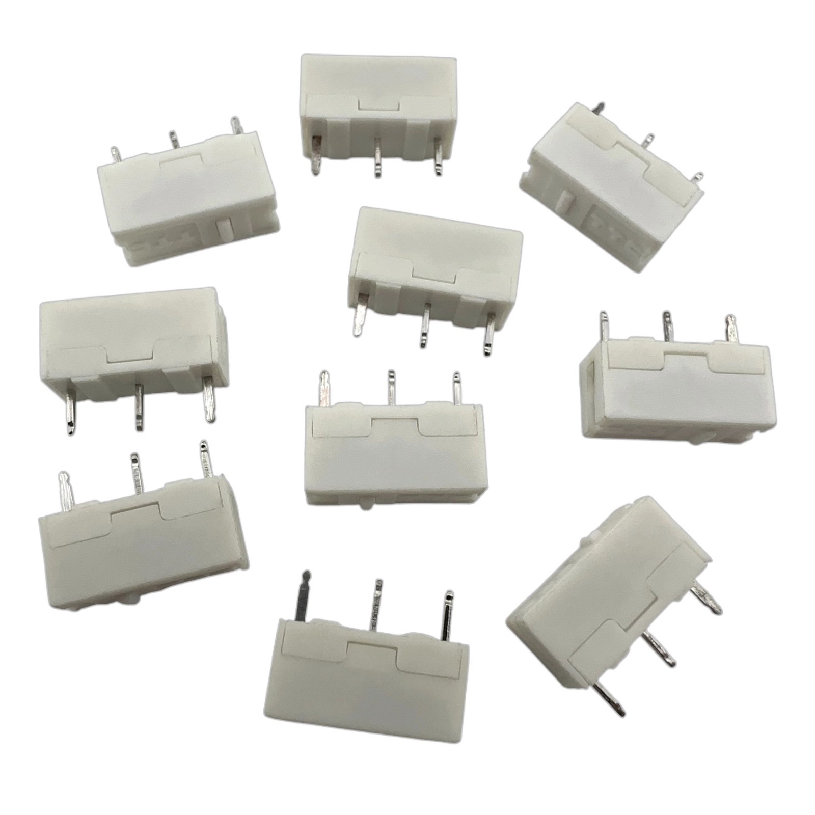 10x TTC Original White 20M 3-Pin Mouse Micro Switch