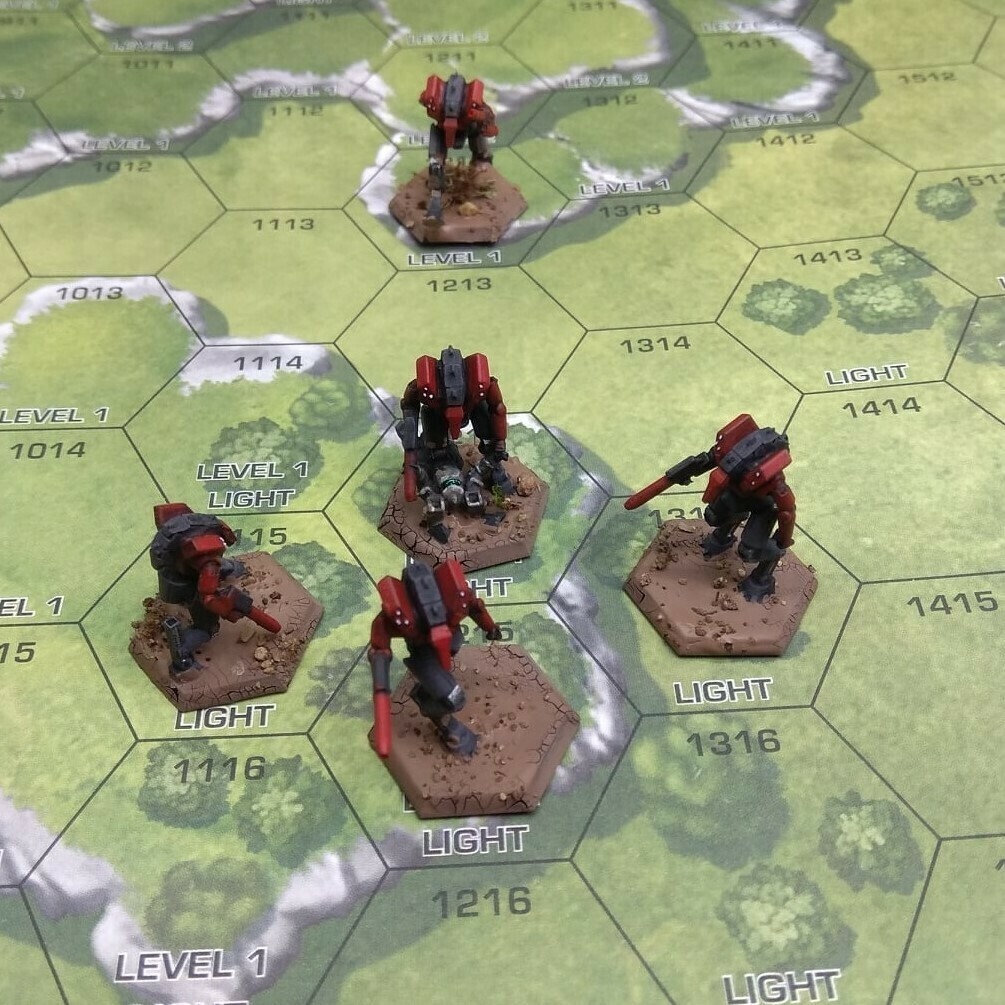 CENTAURUS x5 - Alternate Battletech Model - By Sir Mortimer Bombito