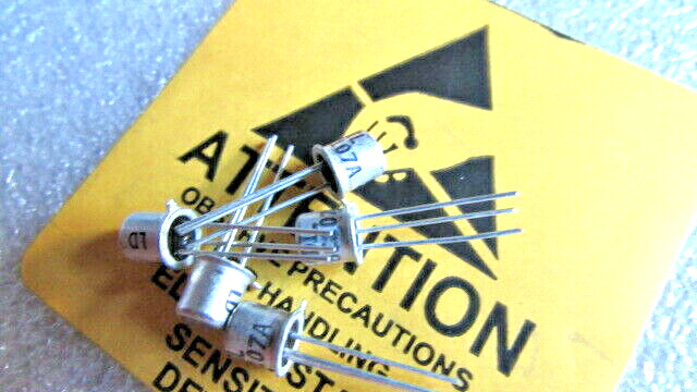 BC107A CDIL Transistor NPN bipolar 45V, 0.2A, 0.2/0.75W TO-18 10dB (1 piece) USA