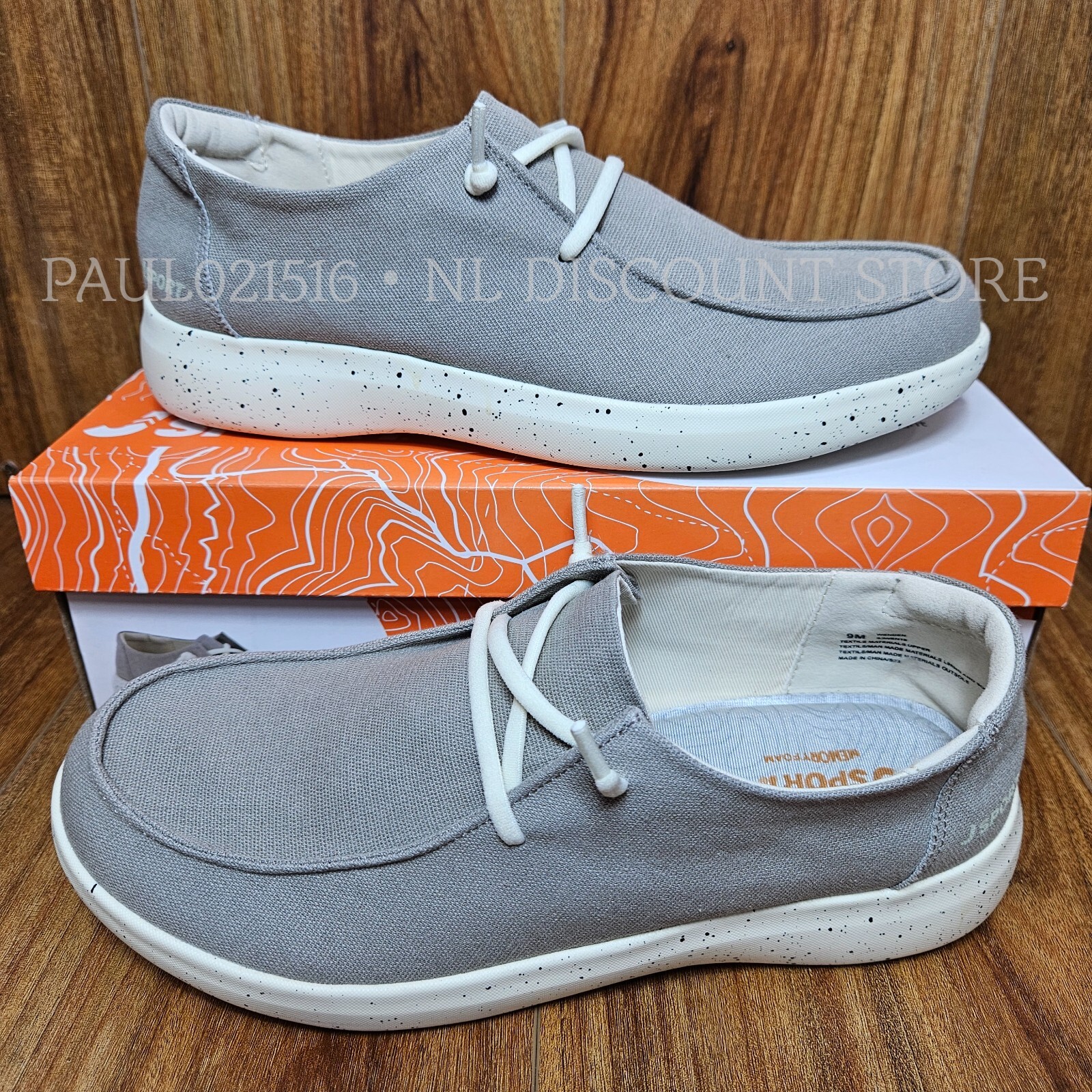 JSPORT Women's Wenden Casual Slip-on Shoes ~ Gray