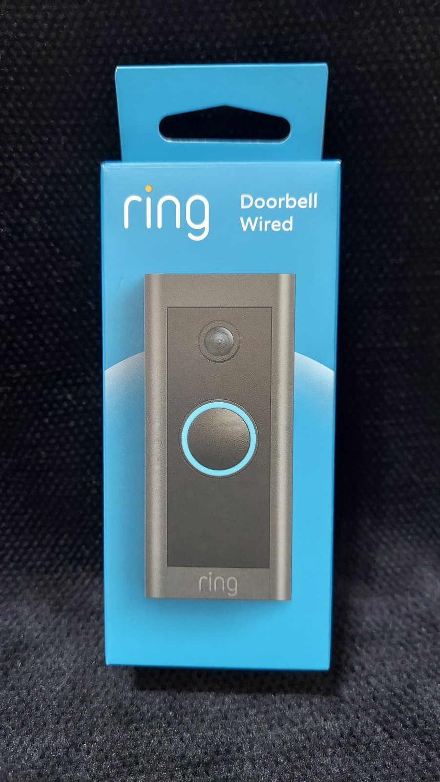 New Ring Video Doorbell Wired W/ Ring Wired Doorbell Back Plate  Never Been Used
