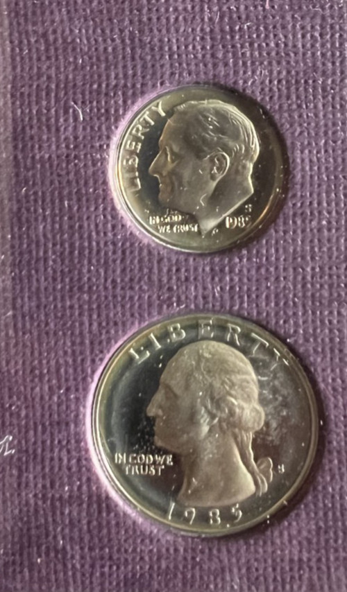 1983 & 1985 US mint proof set