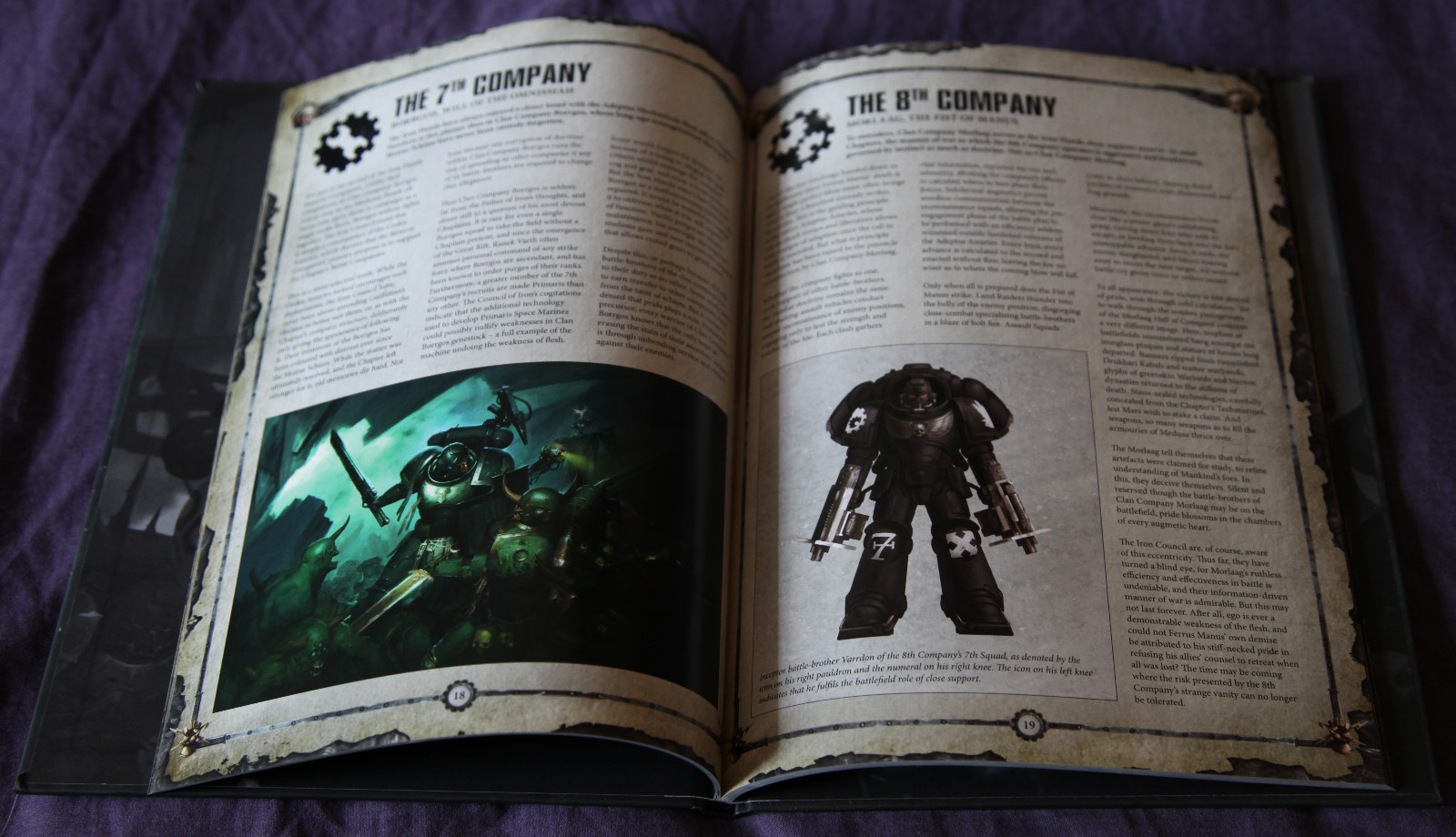 Warhammer 40k, Iron Hands Codex Supplement, Games Workshop, Hardcover, Hard Face