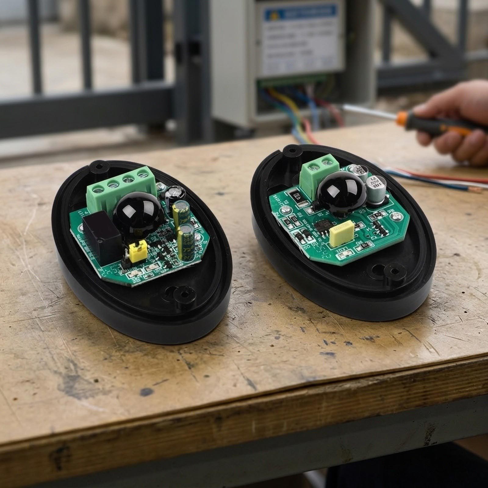 Infrared Sensor Automatic Gate Opener Energy Efficient Power Consumption