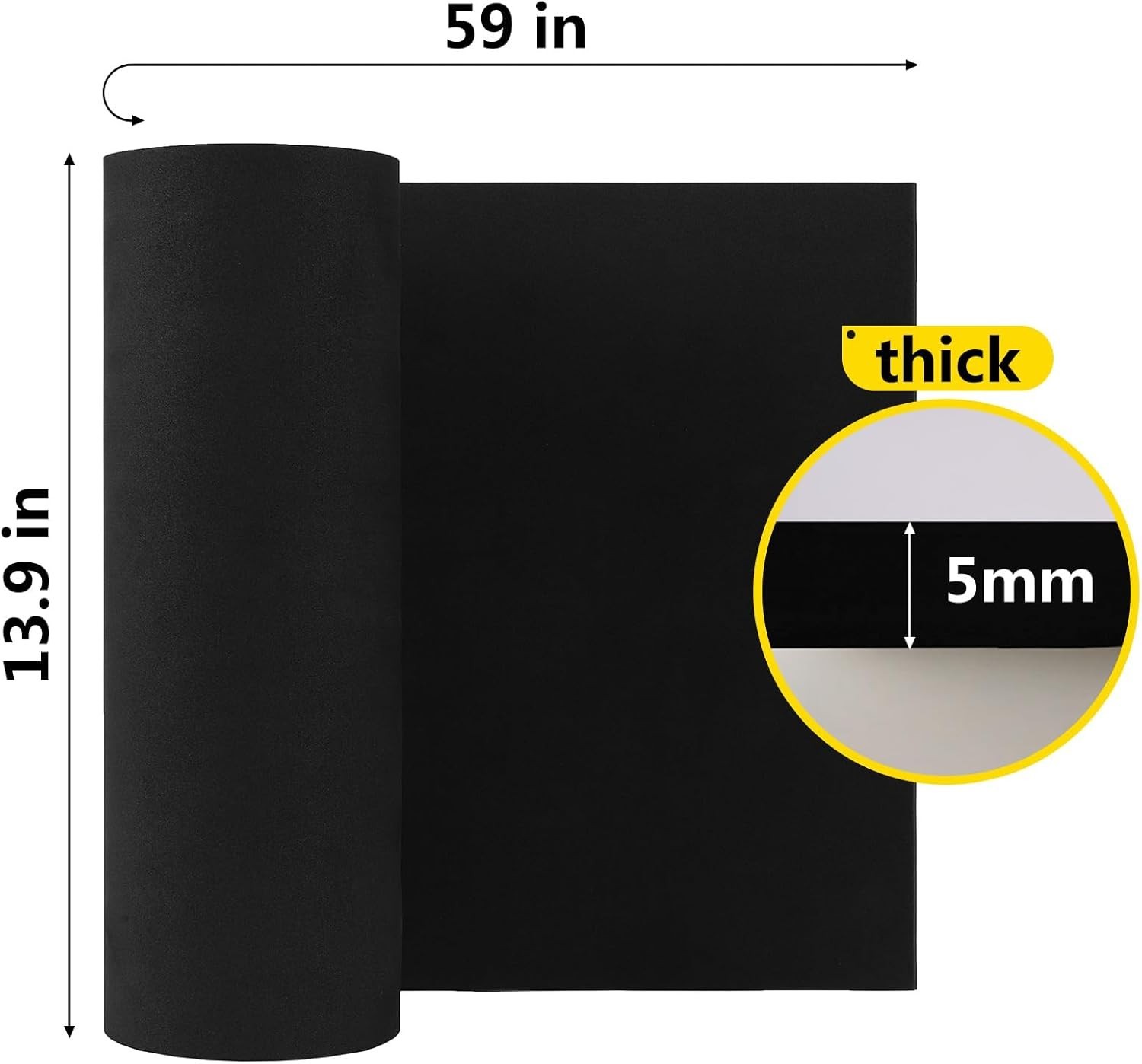 2-Pack EVA Foam Sheets - 5mm Thick Craft Foam for Cosplay & DIY Projects