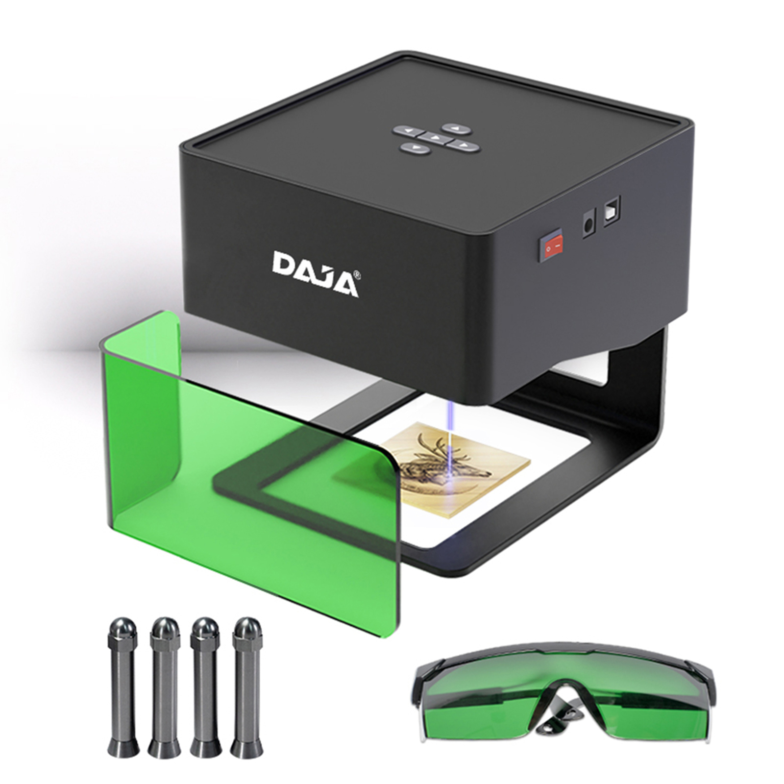 DAJA DJ6  Engraver Engraving Carving Machine 80x80mm DIY  Marker P8H7
