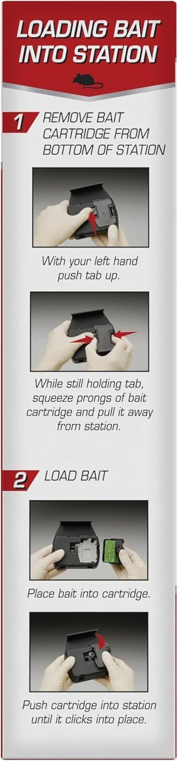 Tomcat Mouse Killer Child & Dog Resistant, Refillable Station