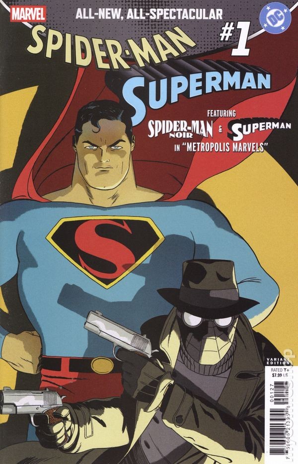 Marvel DC Spider-Man Superman 1R 2026 Stock Image