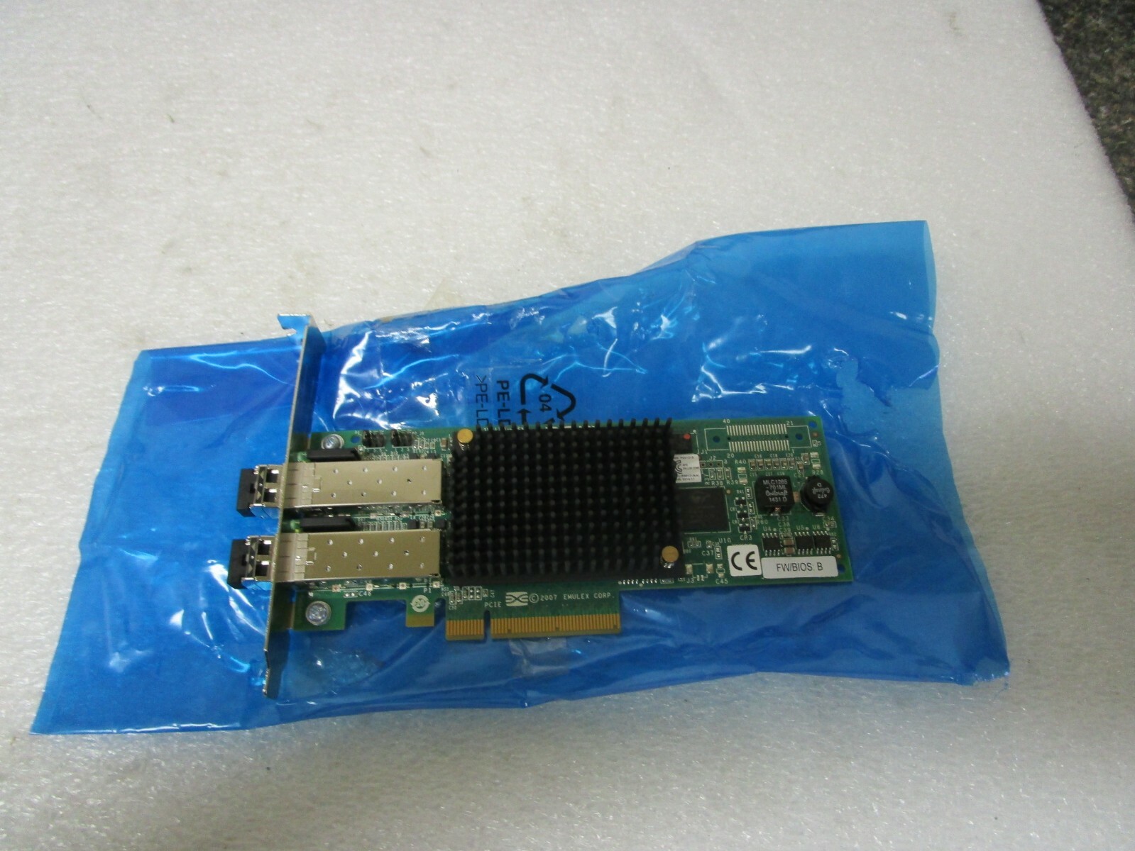NEC N8190-154 Fiber Channel Controller 8Gbps  2ch Optical PCIe + 2 Finisar SFP+