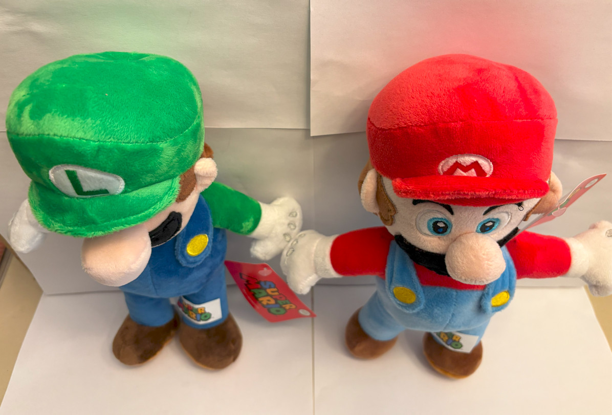 Super Mario and Luigi Plush Toy - 12 inches