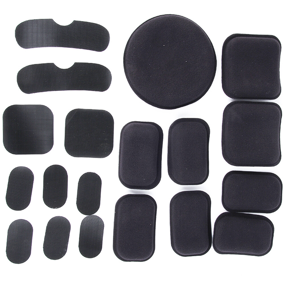 19pcs/set Helmet Replacement Foam Padding Kits for Fast Mich CS ACH USMC PASGT
