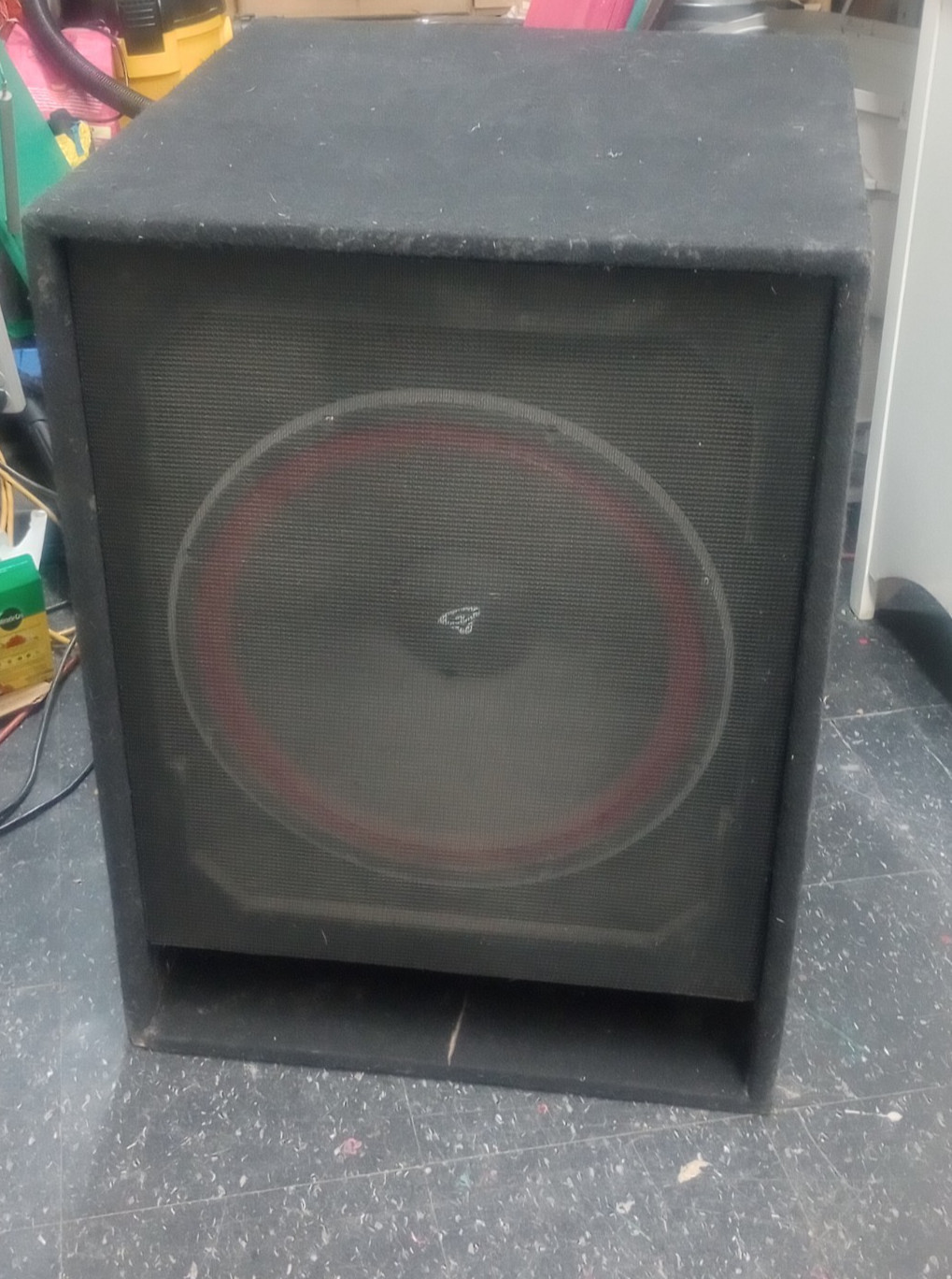 Vintage Cerwin-Vega 18” Bass Cabinet w/ Original 188EB Speaker – Loud & Solid
