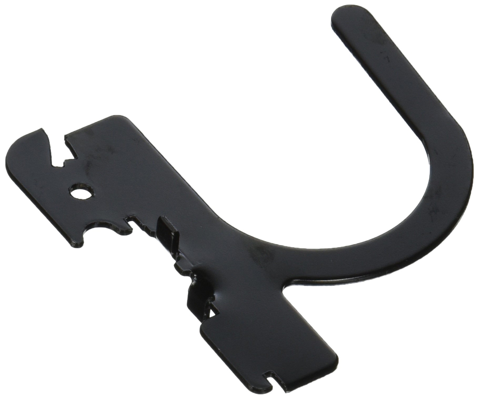 10-UH-003 B Slotted Pegboard U-Hook for 3" Pegboard Only Black Finish