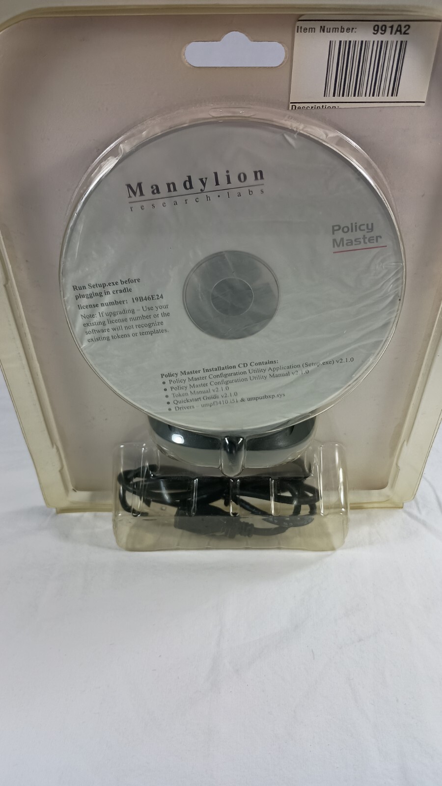 Mandylion Labs Military Grade Password Manager. Open box