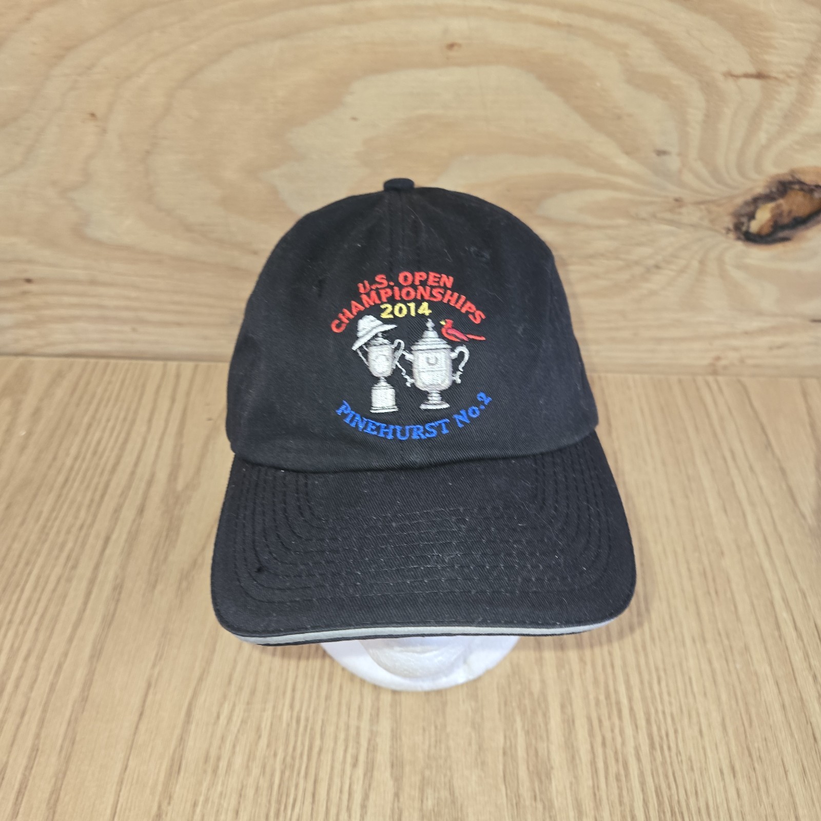 2014 US Open Championship Golf Black Hat/Cap Pinehurst No. 2 Adjustable USGA
