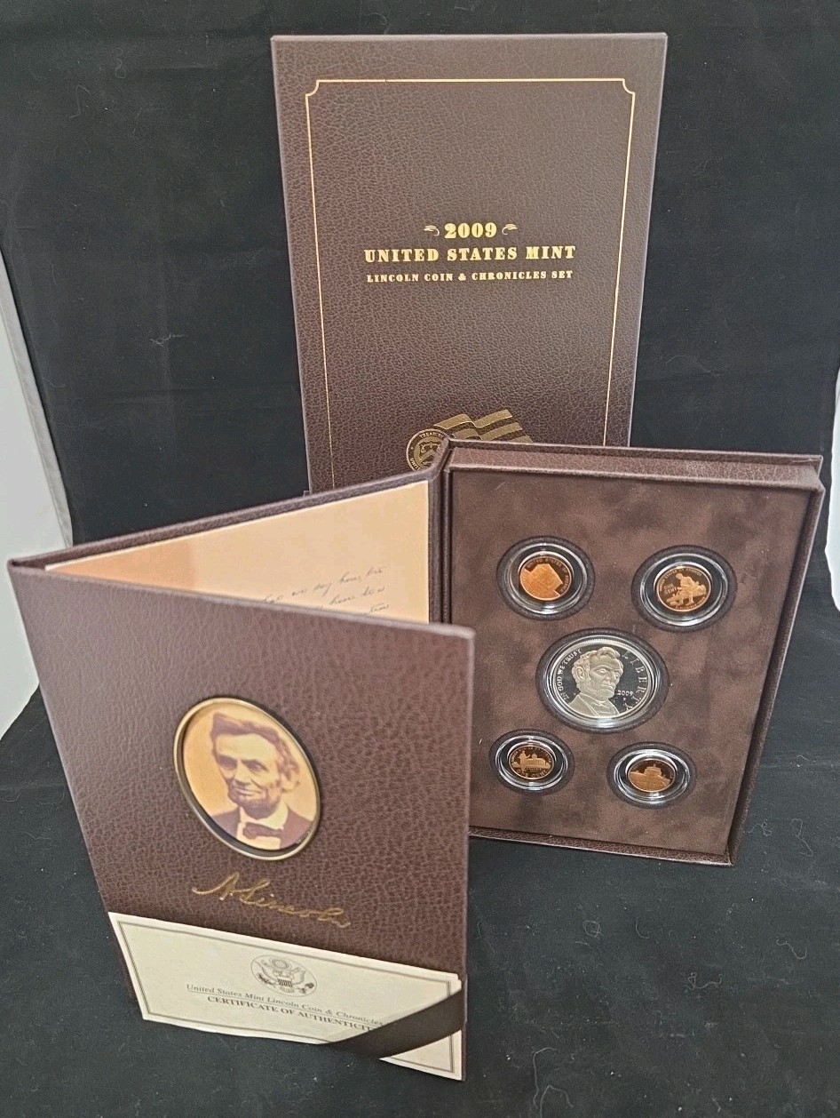 2009 Lincoln Coin & Chronicles Set. W/OGP.