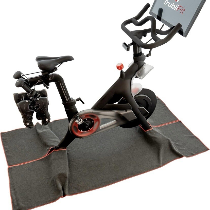 TrubliFit - Mat Towel for Peloton Bike - Sweat Towel for Peloton Bike